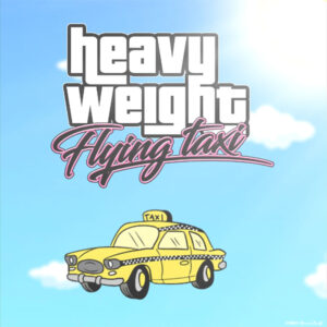 Heavy Weight Flying Taxi Grafica di Alessandro Oliva