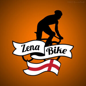 Logo ZenaBike colorato Grafica di Alessandro Oliva